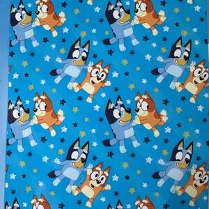 Bluey & Bingo Cloud Throw Blanket Faux Fur Reverse 50x60"  Super Soft!
